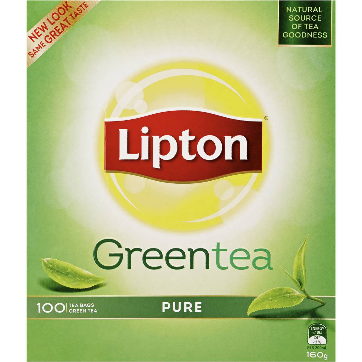 Lipton Tea Bags Green 100pk 160g | Woolworths