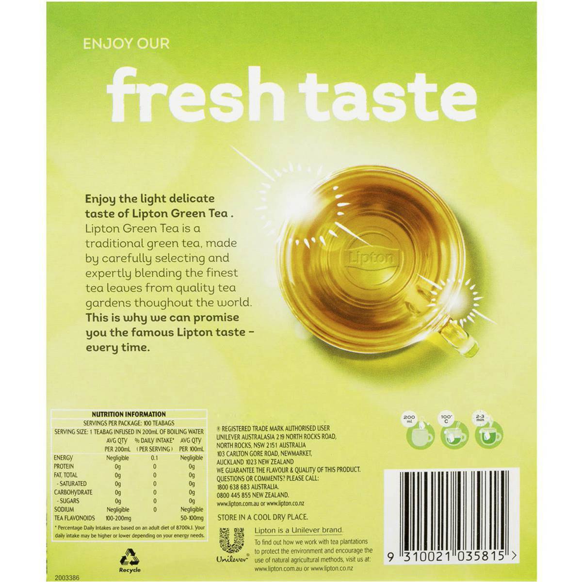 lipton-tea-bags-green-100pk-160g-woolworths