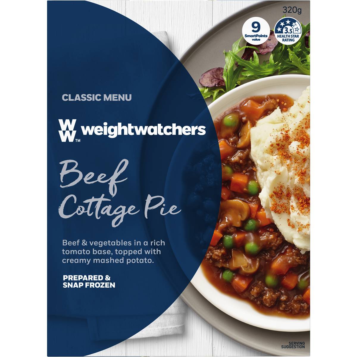 Weight Watchers Bowl Cottage Pie 320g | Woolworths