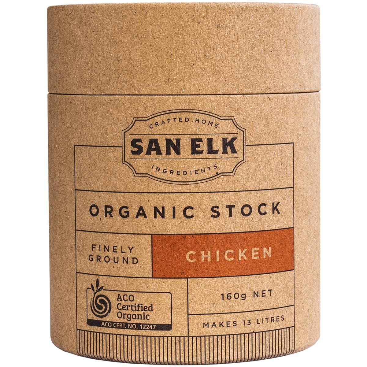 San Elk Organic Stock Chicken 160g