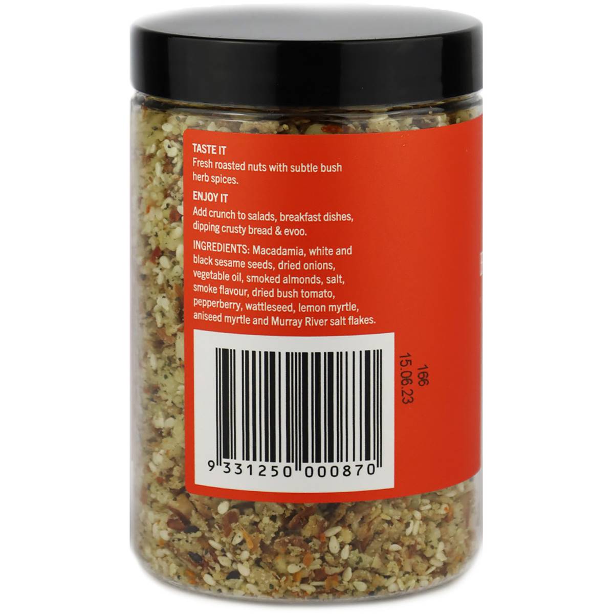 Rich Glen Bush Tucker Dukkha Nuts & Spices 164g Woolworths