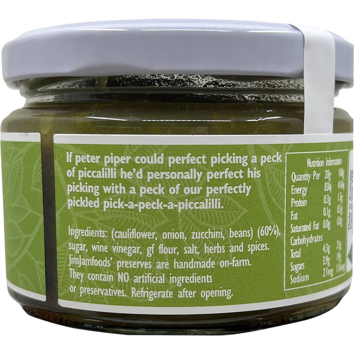 Jim Jam Foods Traditional Ploughman's Pickle 270g Woolworths