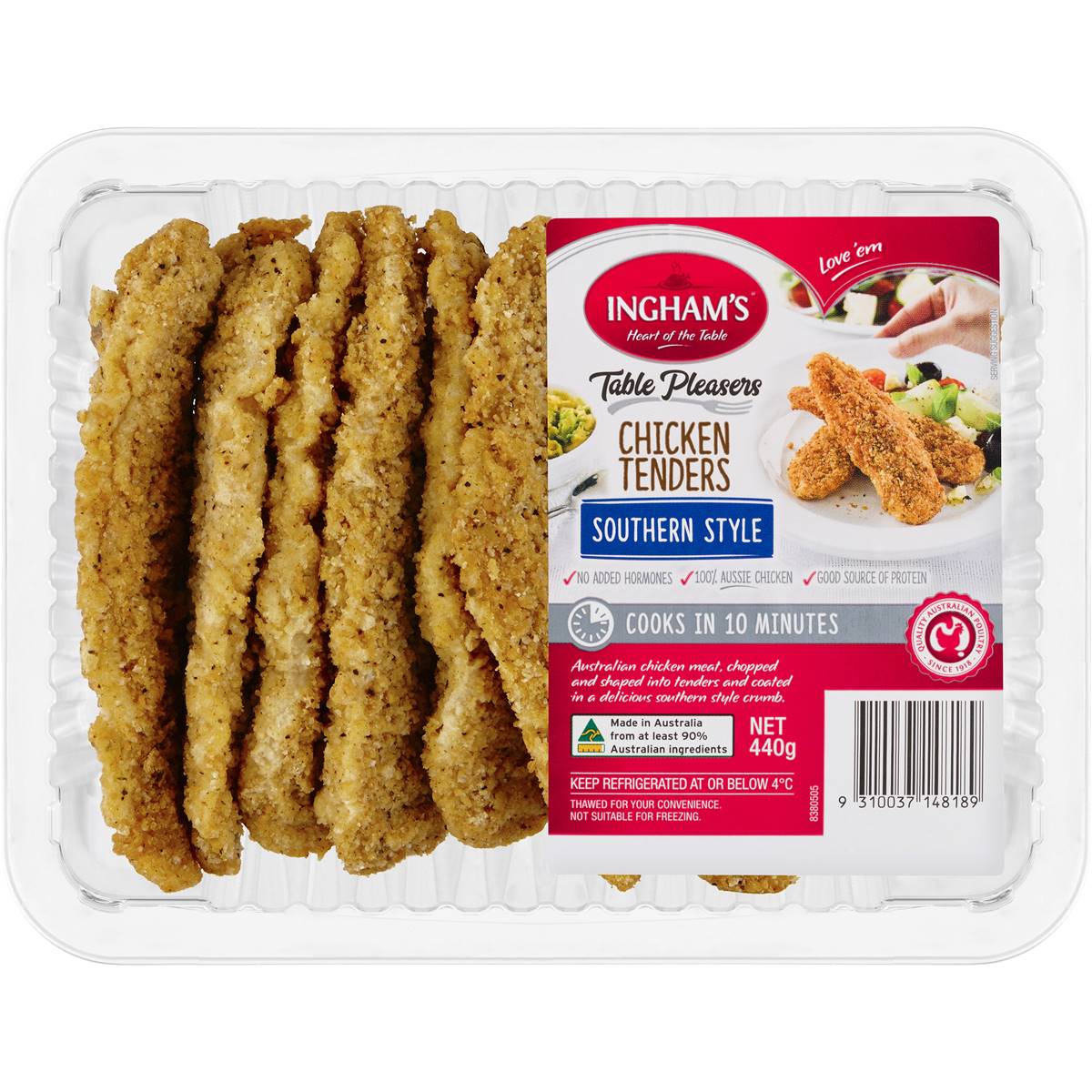 Ingham's Quick Cook Crumbed Southern Style Tenders 440g Woolworths