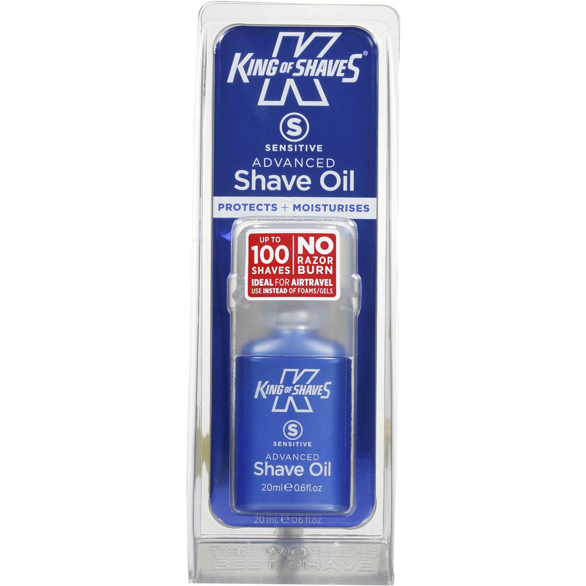 King Of Shaves Advanced Shave Oil 20ml Woolworths