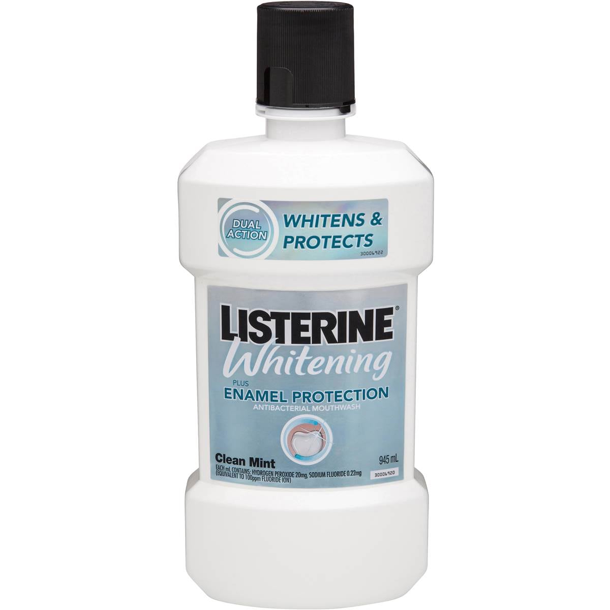 Listerine Whitening Plus Mouthwash Enamel Protection 945ml Woolworths