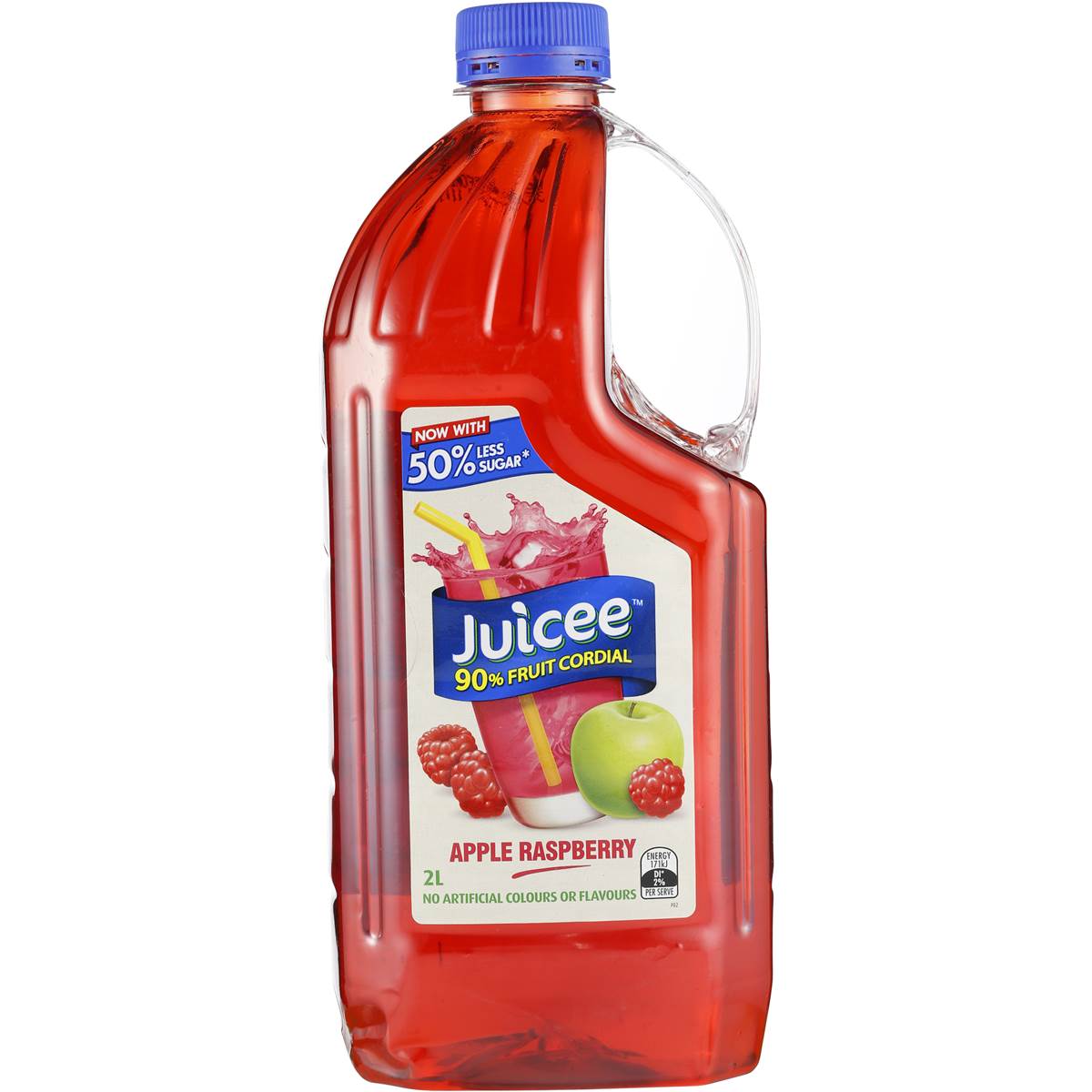 Juicee 90 Fruit Cordial Apple Raspberry 2l Woolworths