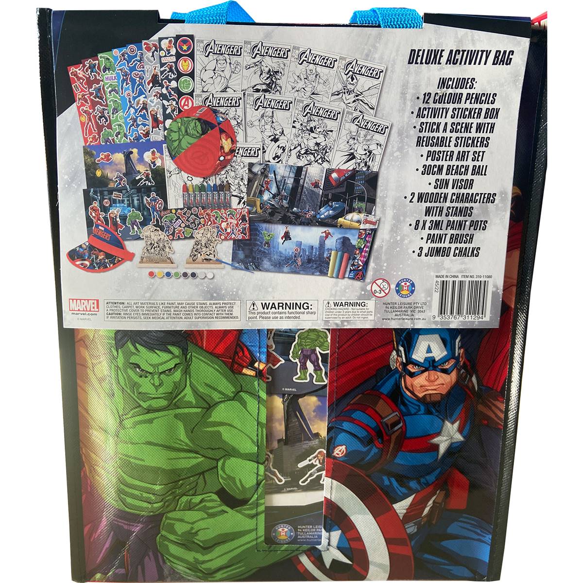 Avengers Deluxe Activity Bag Each | Woolworths