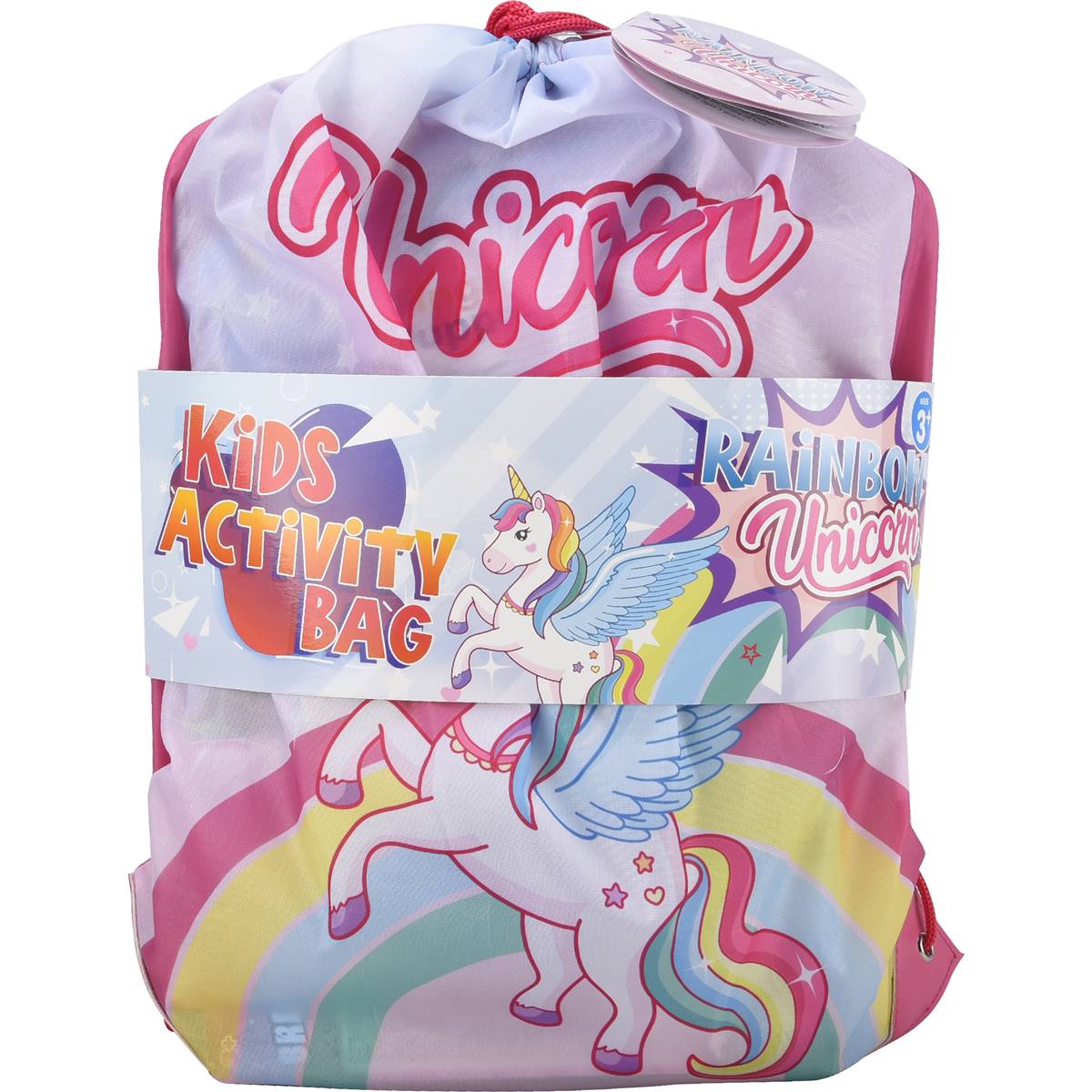 Kids Activity Bag Rainbow Unicorn Each Woolworths
