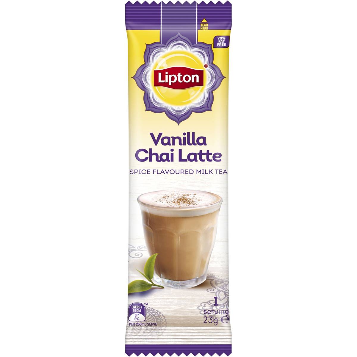 Lipton Tea Sachets Chai Latte Vanilla 8 Pack Woolworths