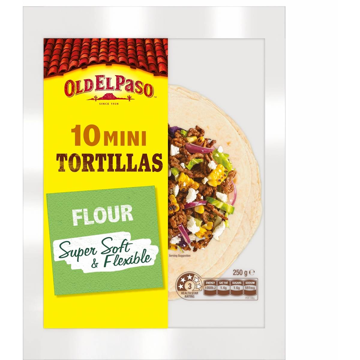 Old El Paso Mexican Mini Tortillas 10pk 250g Woolworths