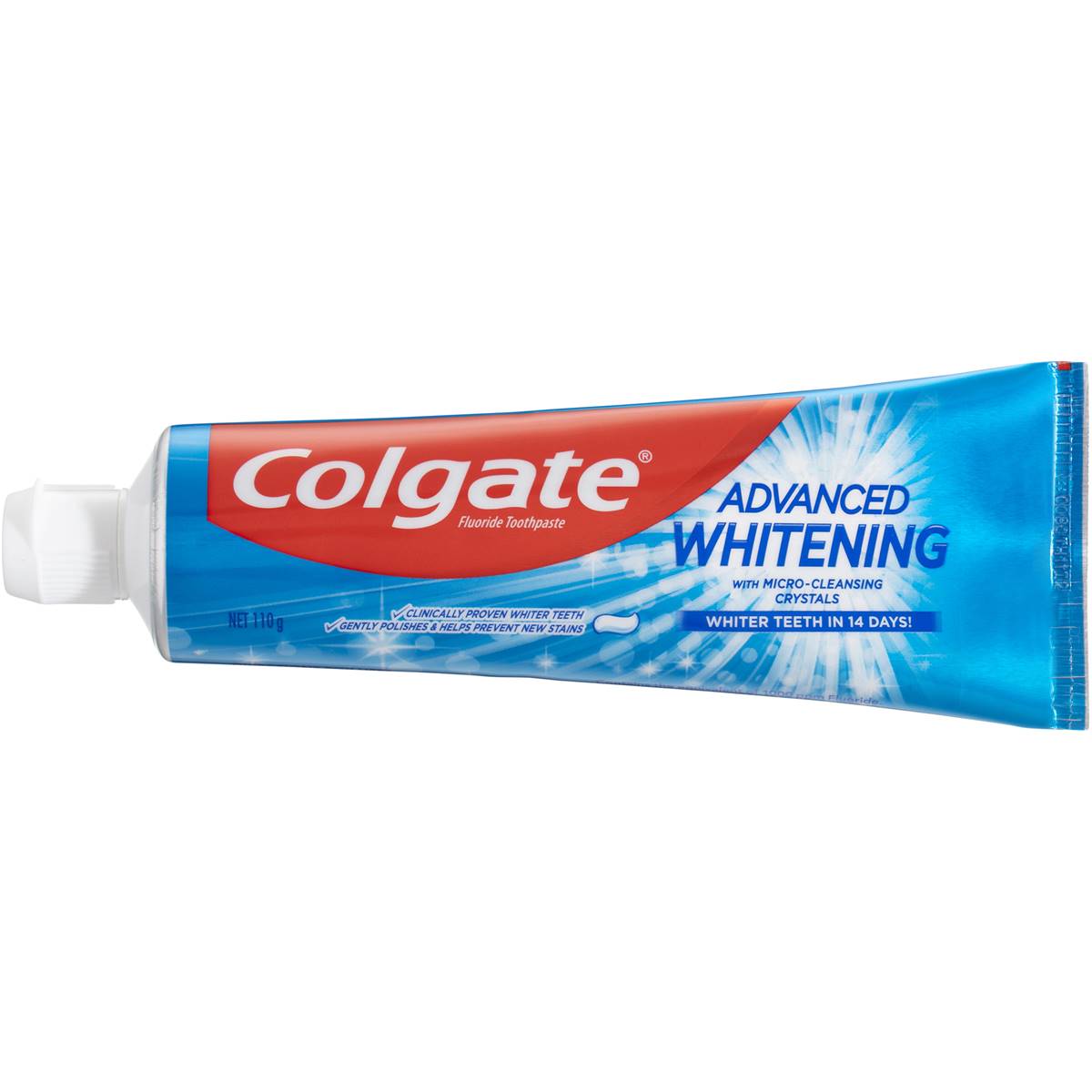 Colgate Advanced Whitening Toothpaste Whiter Teeth 110g | Woolworths