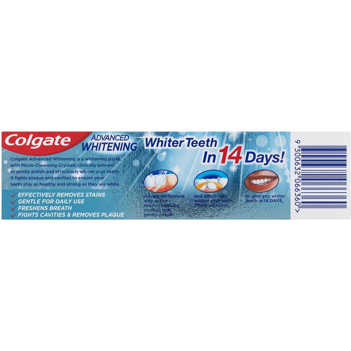 Colgate Advanced Whitening Toothpaste Whiter Teeth 110g Woolworths