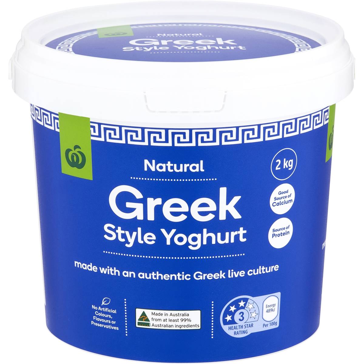 Woolworths Greek Style Yoghurt 2kg | Woolworths