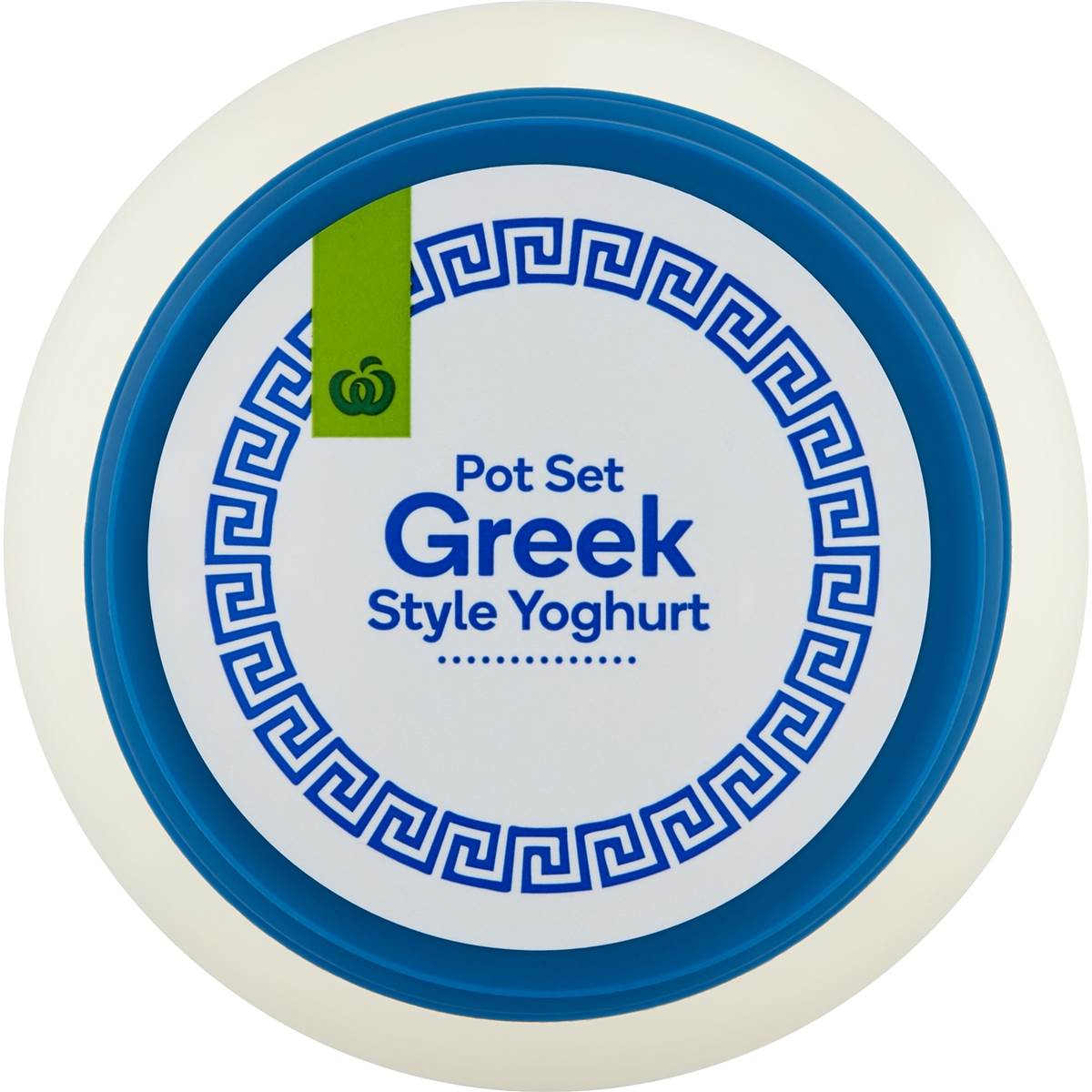 Woolworths Pot Set Greek Style Yoghurt 1k Woolworths