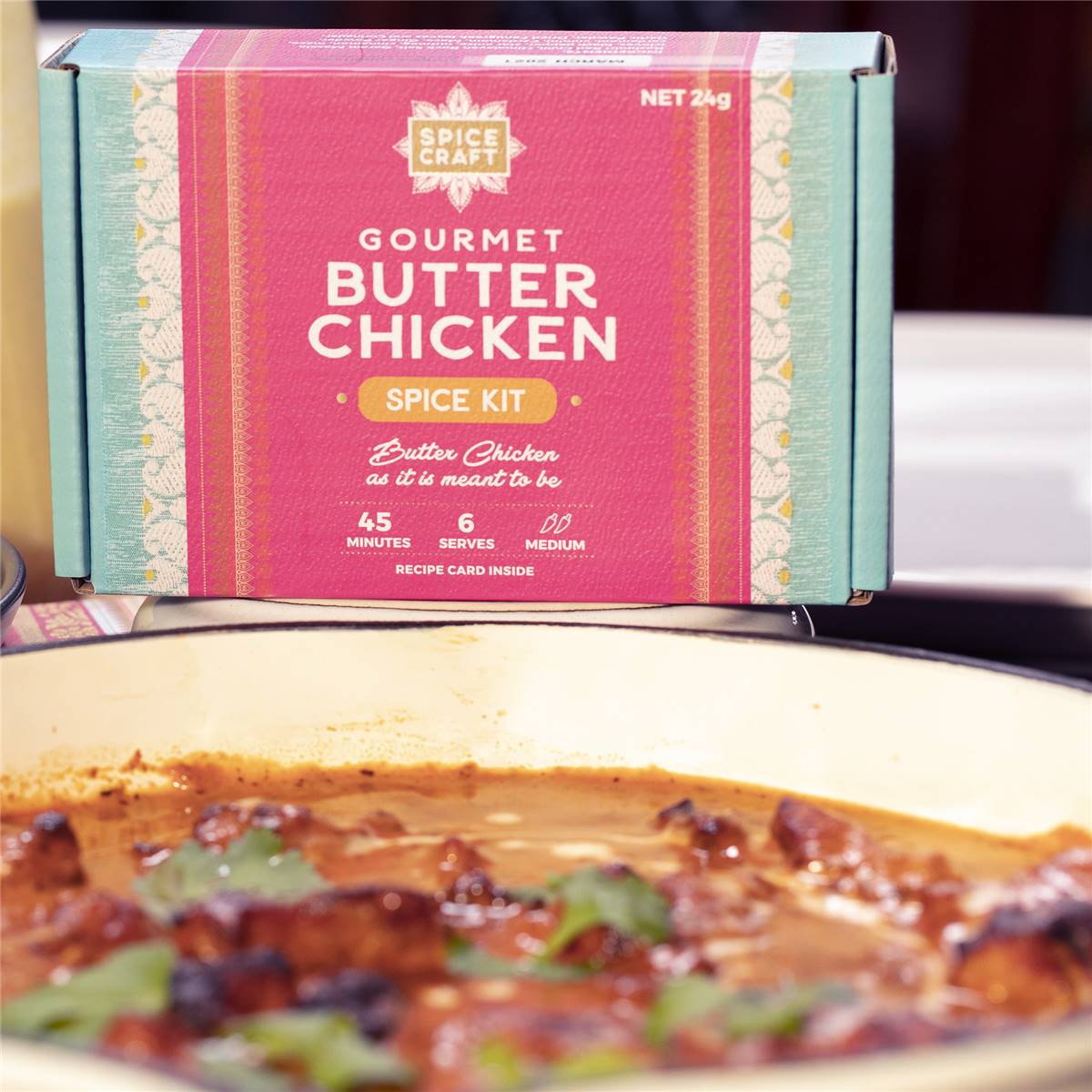 Spicecraft Gourmet Butter Chicken Spice Kit 24g Woolworths