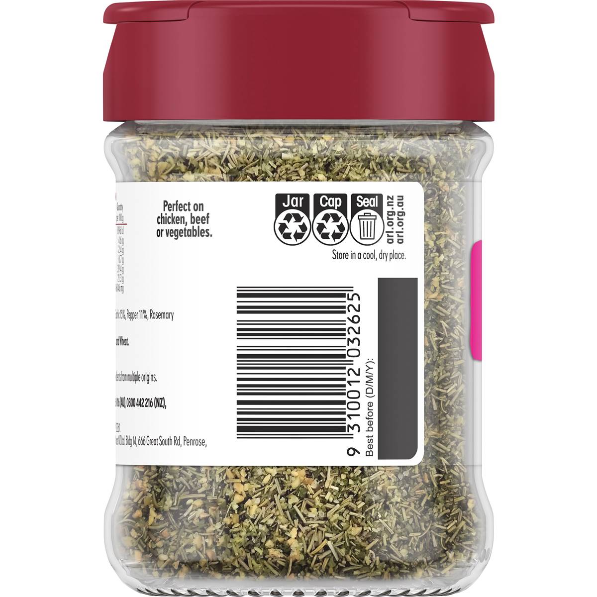 Masterfoods Large Tuscan Seasoning 155g Woolworths
