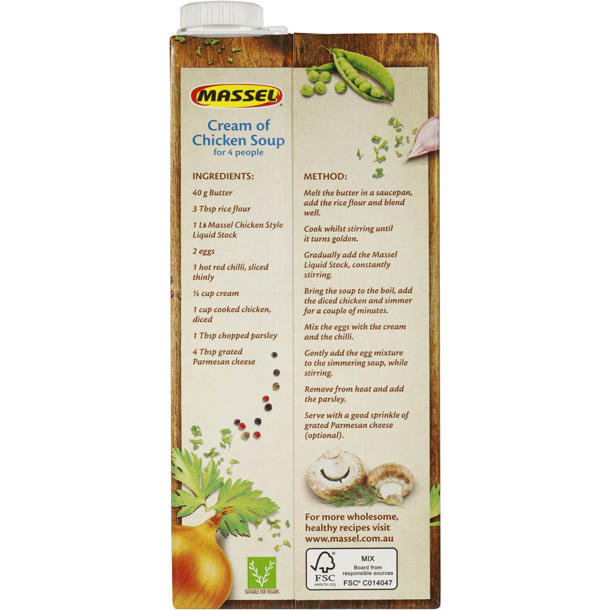 Massel Liquid Stock Chicken 1l Woolworths