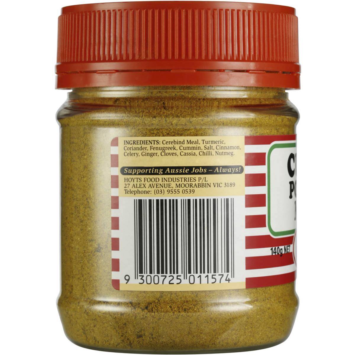 Hoyt's Curry Powder Mild 140g Woolworths