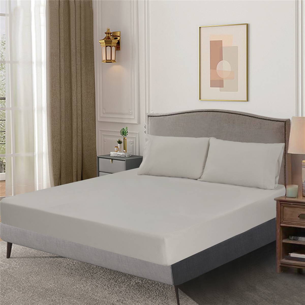 Inspire Flannel Sheet Pack King Bed Cream Each Woolworths