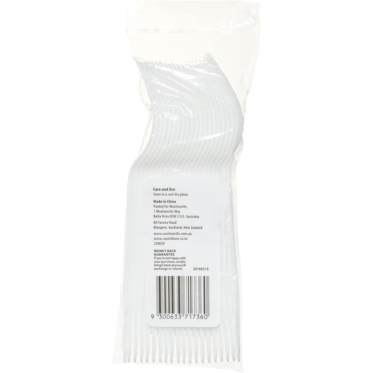 Essentials Plastic Forks 20 Pack Woolworths