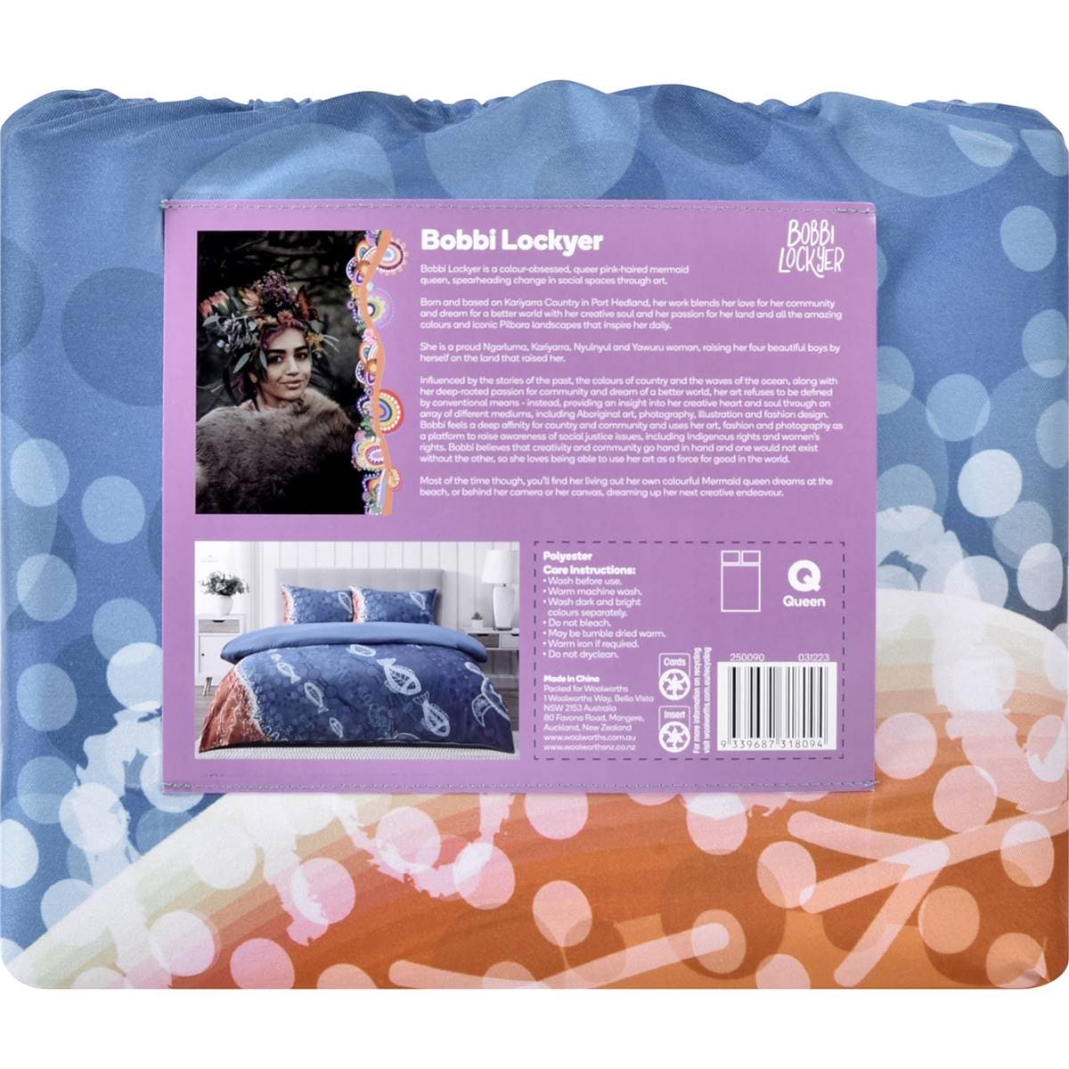 Bobbi Lockyer Quilt Cover Set Queen Bed Saltwater Each Woolworths