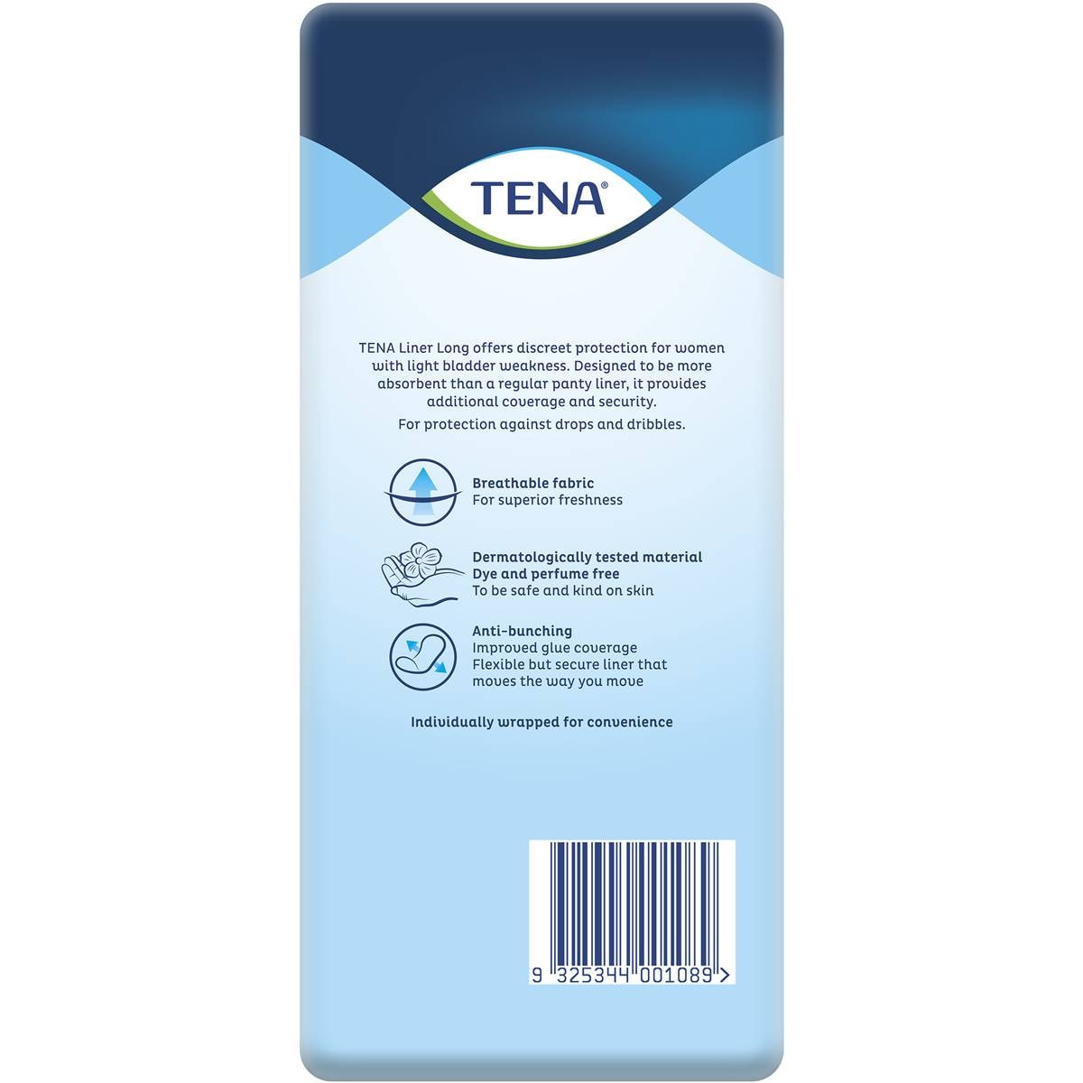 Tena Active Panty Liners Long 39 Pack Woolworths