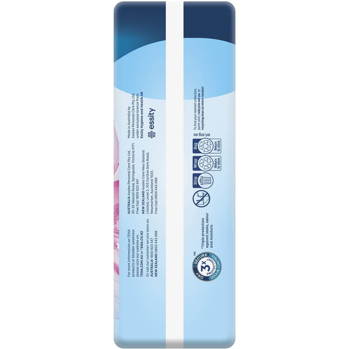 Tena Active Panty Liners Long 39 Pack Woolworths