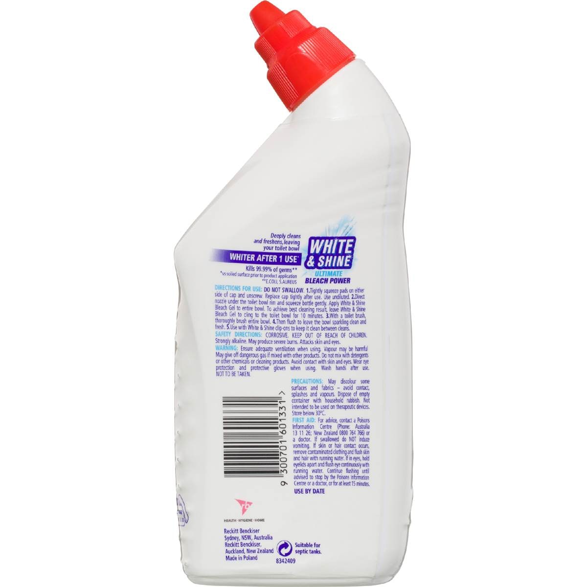 Harpic White & Shine Fresh Toilet Cleaner 450ml Woolworths
