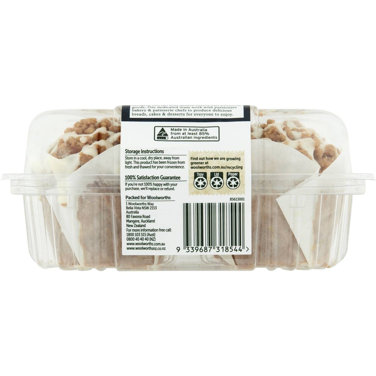 Woolworths Loaded Carrot Cake Muffin 4 Pack | Woolworths