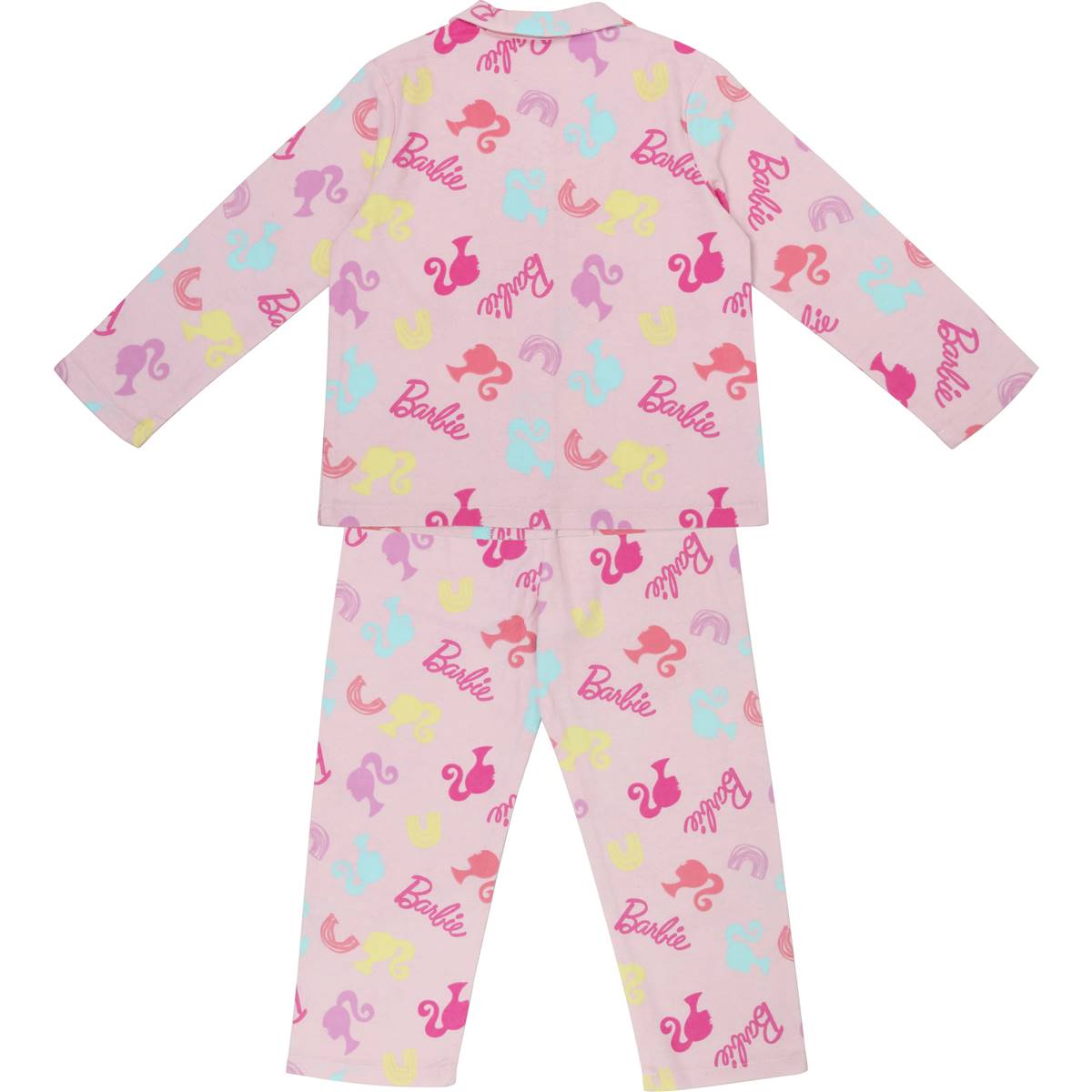 Barbie Flannelette Pajamas Size 3 Each Woolworths