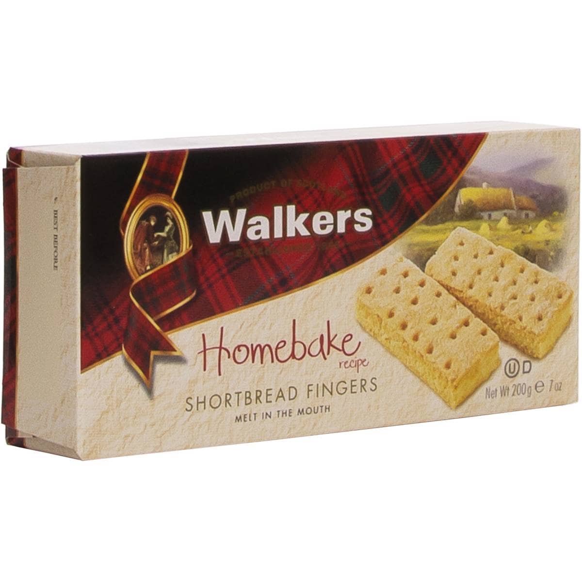 Walkers Shortbread Homebake Fingers 200g Woolworths