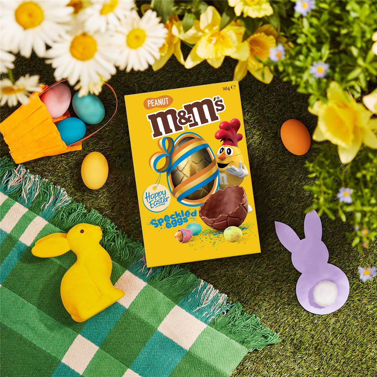 M&m's Peanut Milk Chocolate Easter Egg Gift Box 165g Woolworths