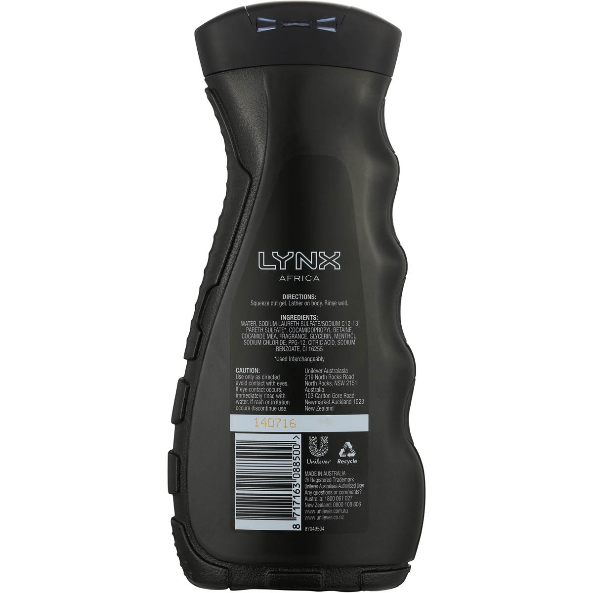Lynx Men Body Wash Africa 400ml Woolworths