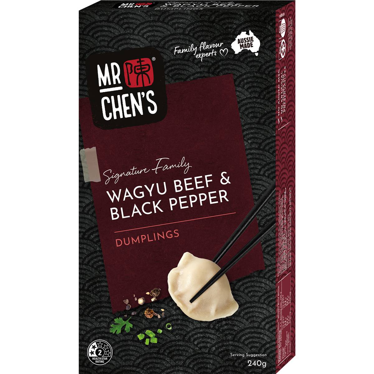 Mr Chen's Wagyu Beef & Black Pepper Dumplings 240g Woolworths