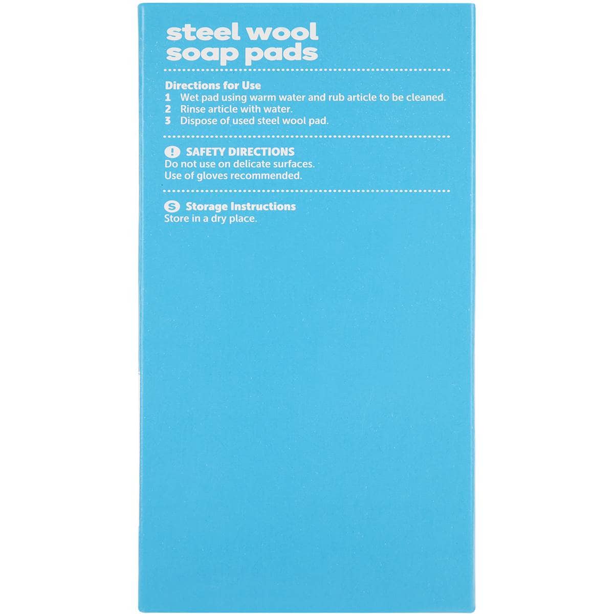 Essentials Steel Wool Soap Pads 15 Pack Woolworths