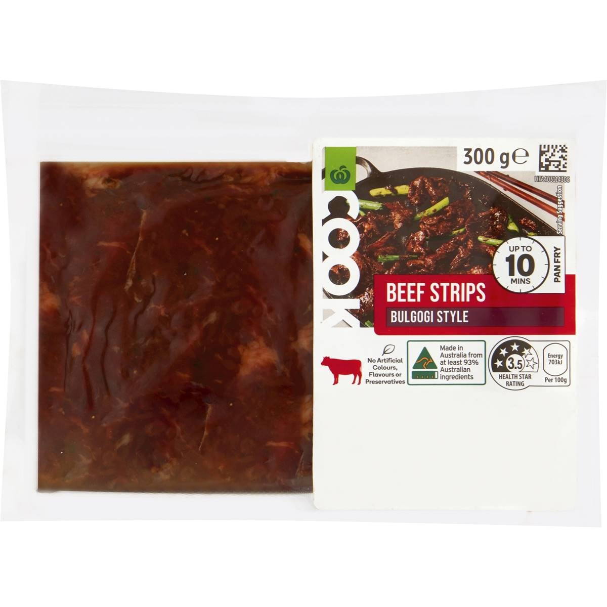 Woolworths Beef Strips Bulgolgi Style 300g Woolworths