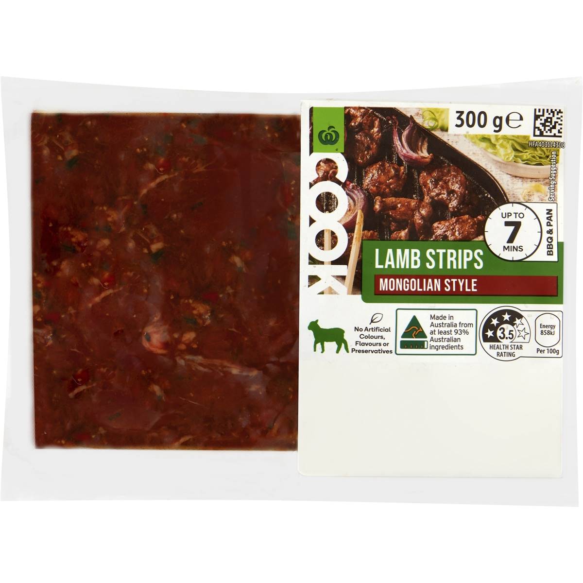 Woolworths Lamb Strips Mongolian Style 300g Woolworths