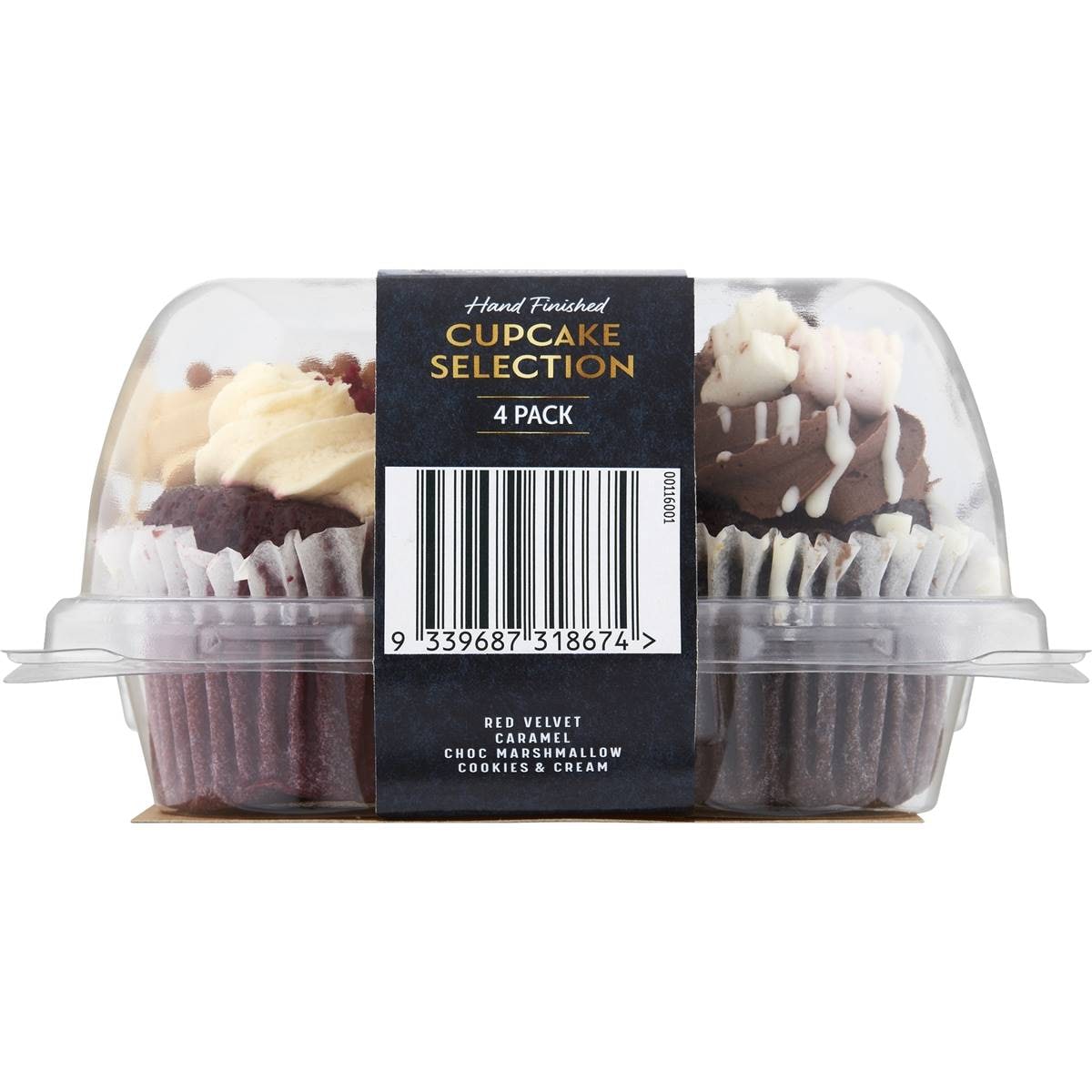 Woolworths Assorted Iced Cupcakes 4 Pack Woolworths