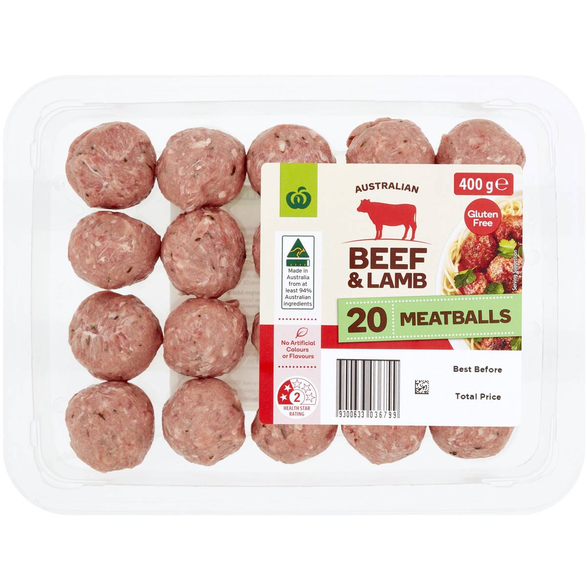 Woolworths Beef & Lamb Meatballs 400g Woolworths