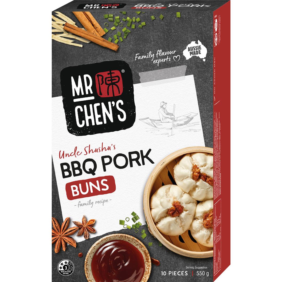 Mr Chens Bbq Pork Buns 550g Woolworths   251991 