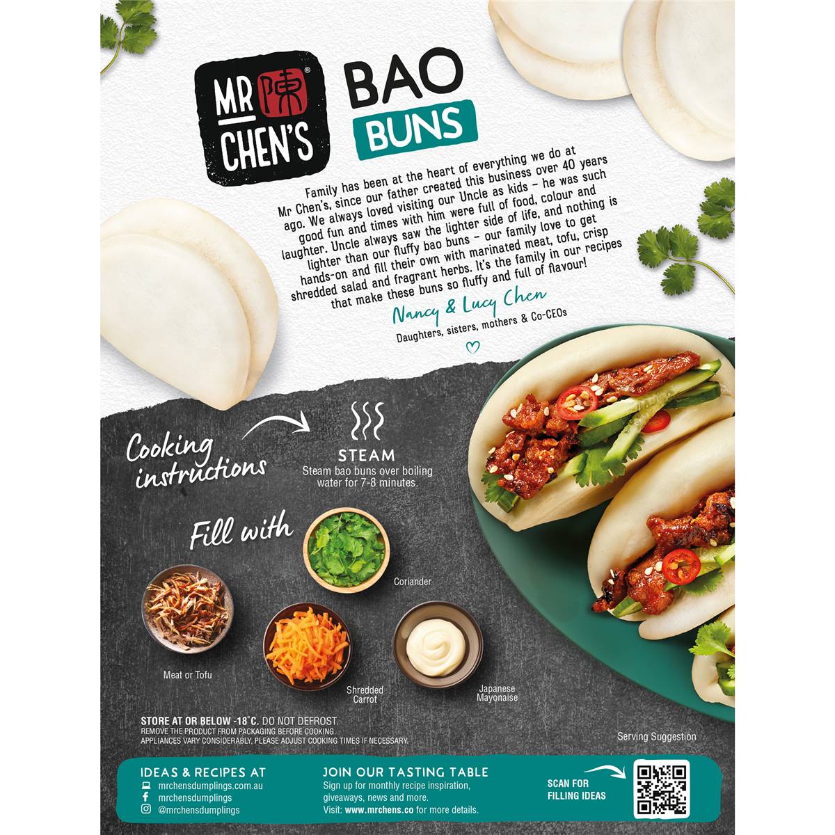 Mr Chen S Mr Chens Bao Buns 16 Pack Woolworths   252202 2 