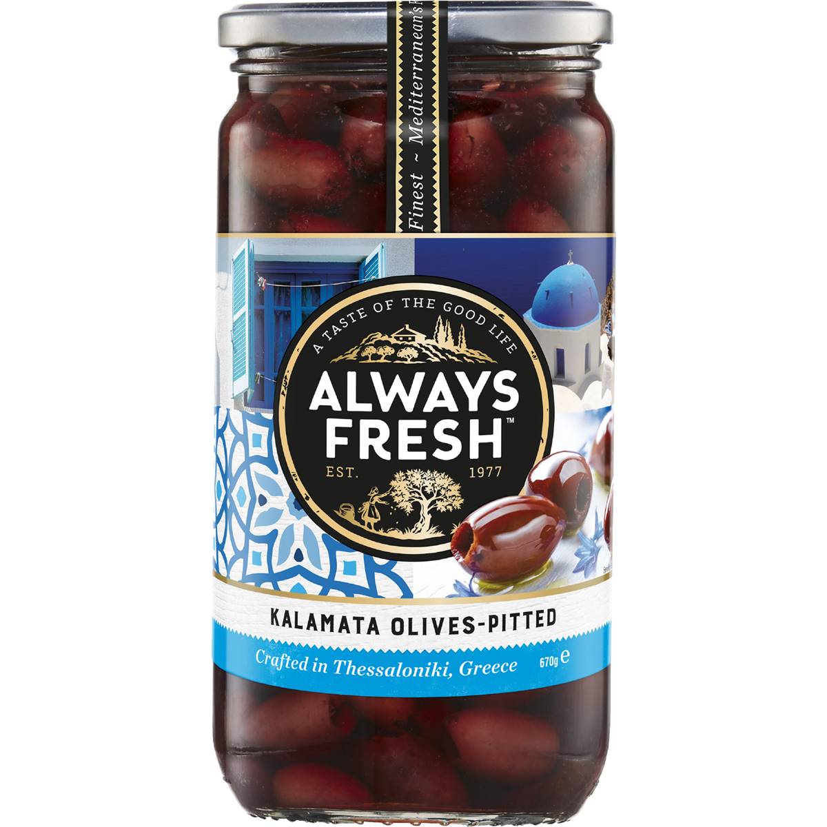 Always Fresh Pitted Kalamata Olives 670g Woolworths