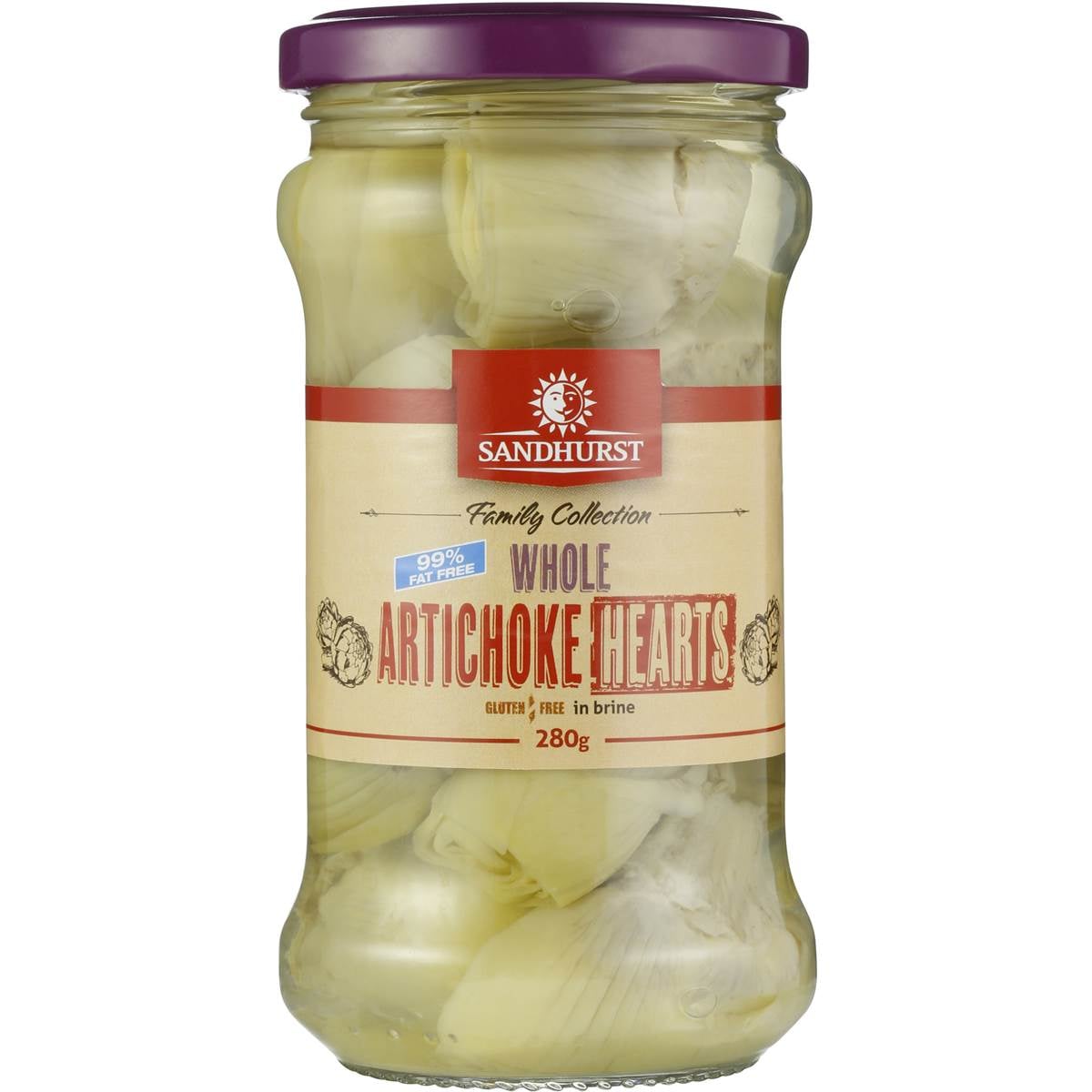 Sandhurst Artichoke Hearts In Brine 280g Woolworths