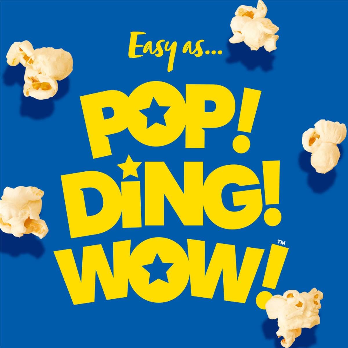 Poppin Microwave Popcorn Triple Butter Flavour Explosion 100g Woolworths
