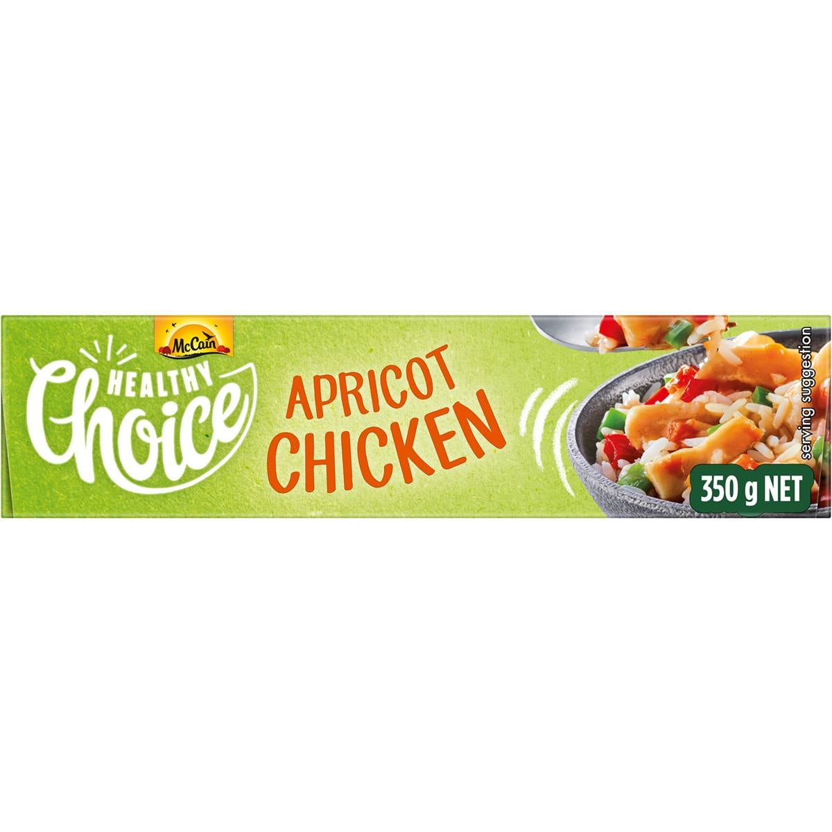Mccain Healthy Choice Apricot Chicken Frozen Meal 350g Woolworths