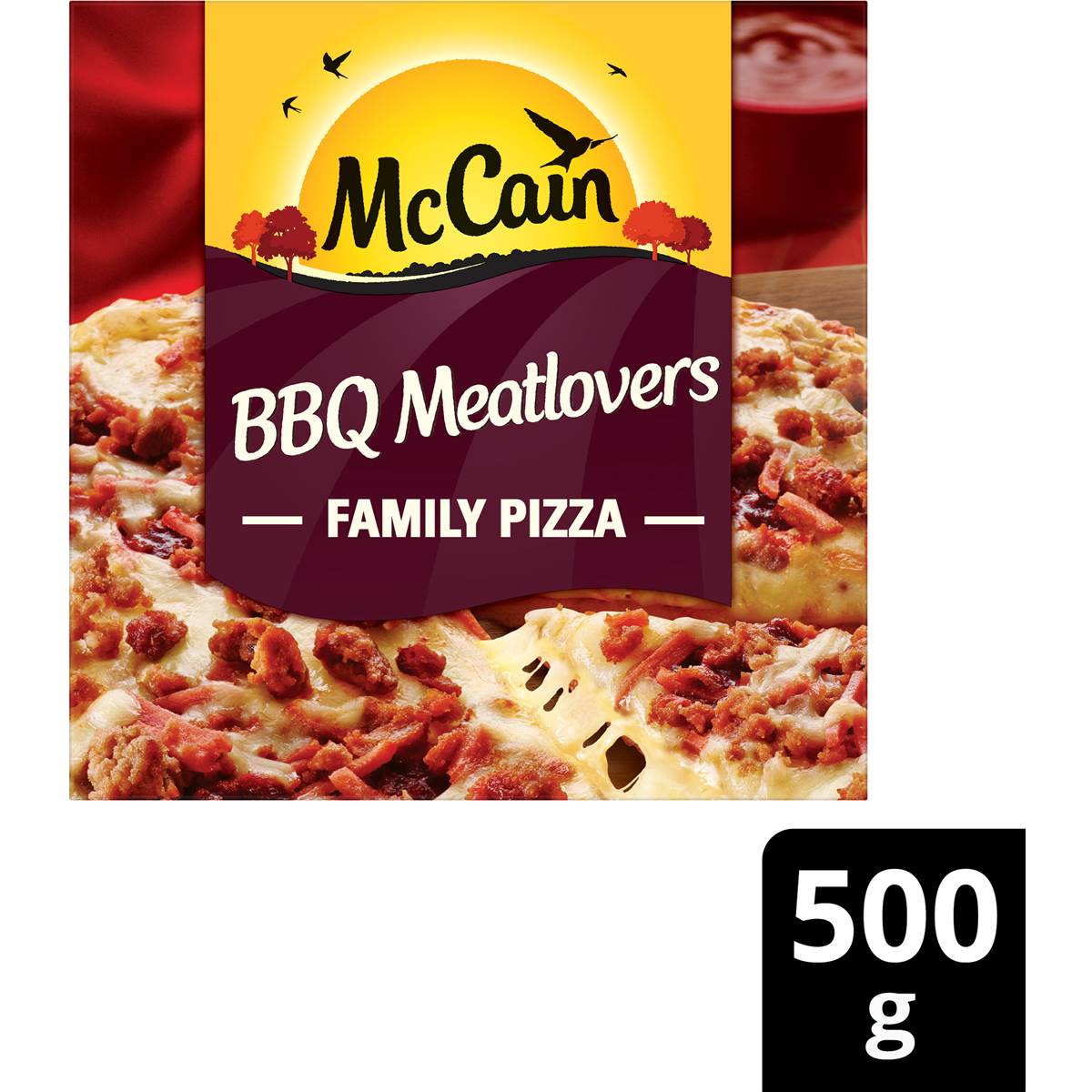 Mccain Pizza Meatlovers Bbq 500g Woolworths