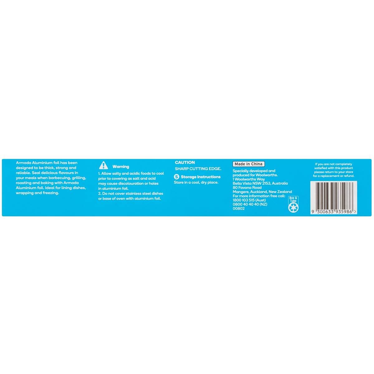 Armada Select Aluminium Foil Heavy Duty 30m Woolworths