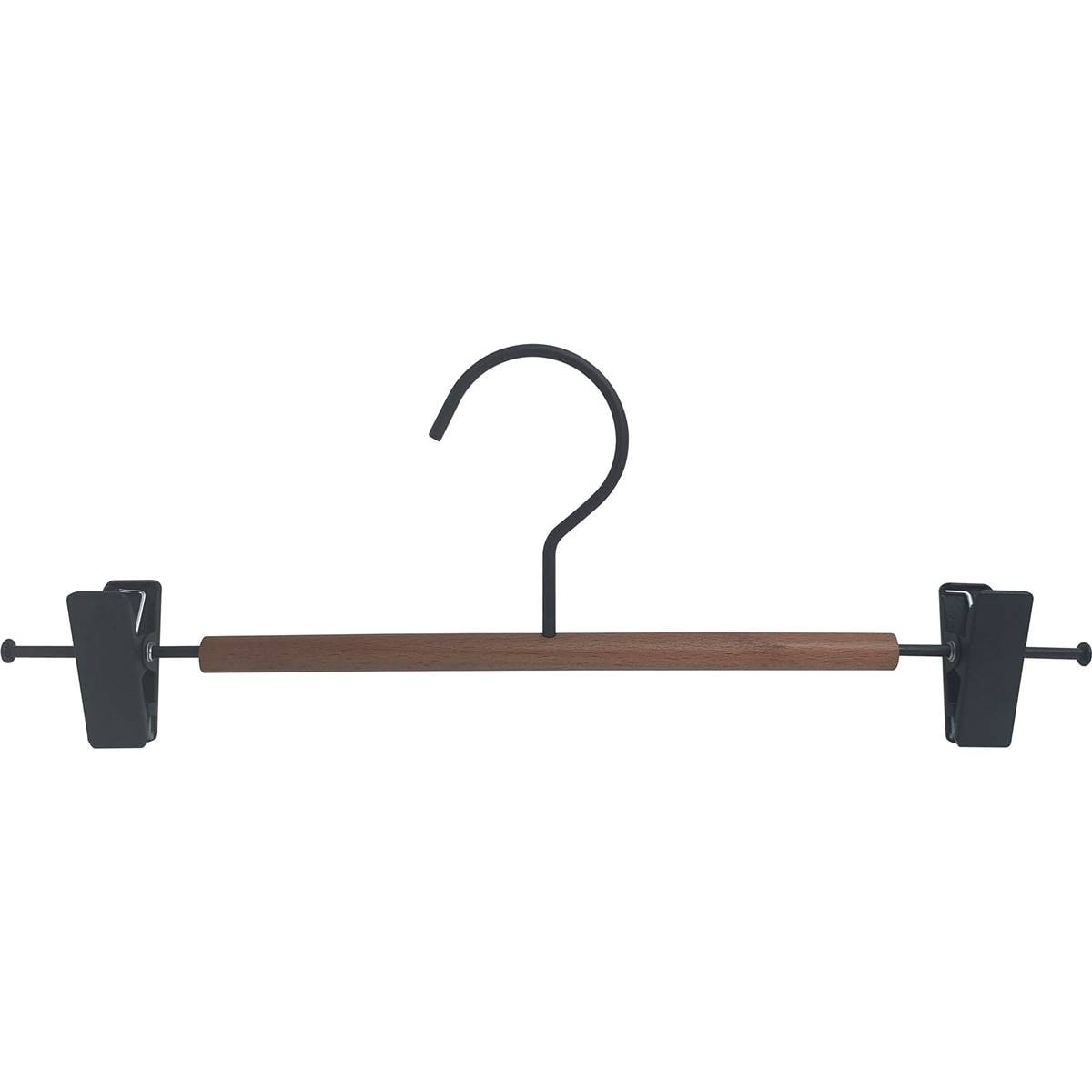 Essentials Black Clip Hanger Clip Hangers 3 Pack Woolworths