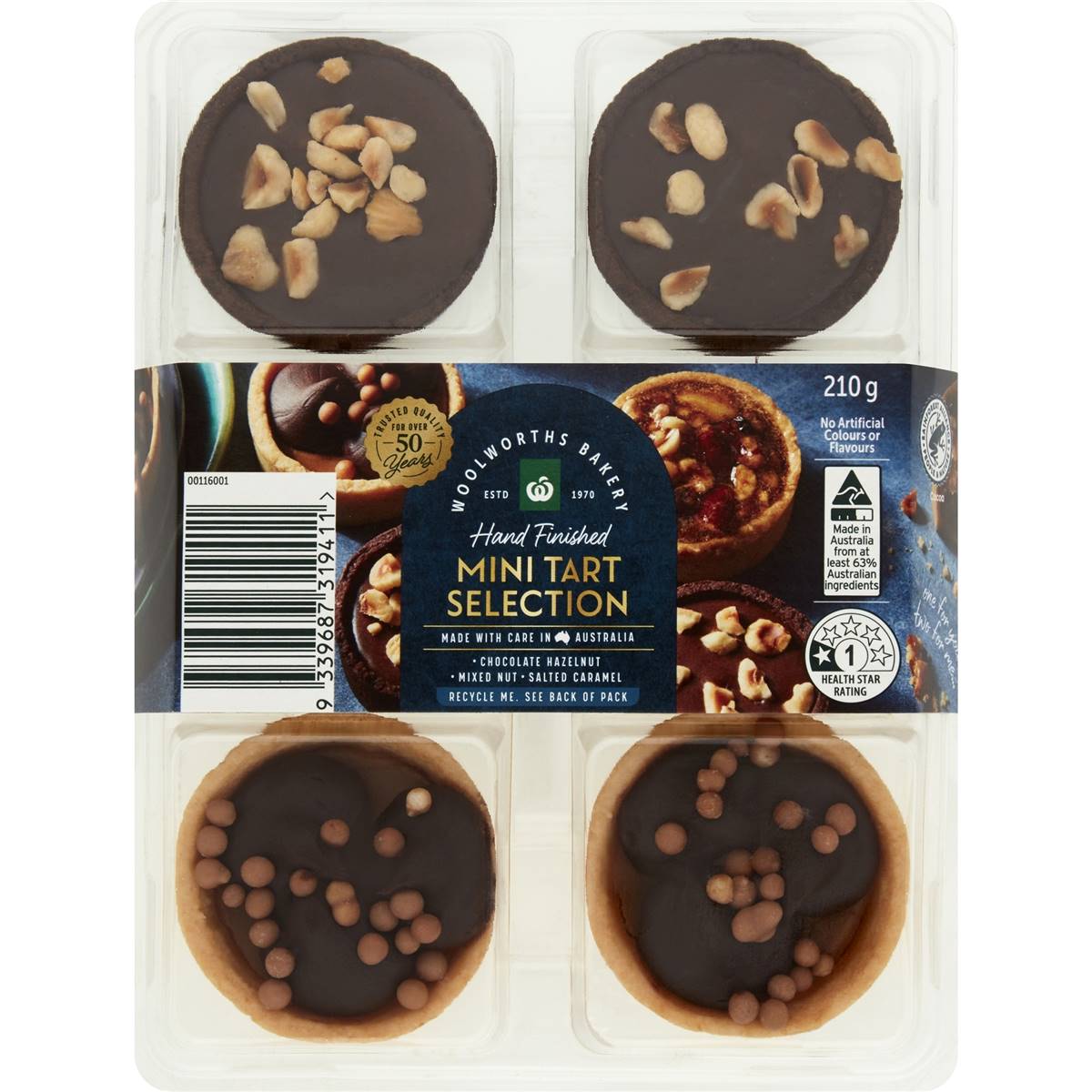 Woolworths Mini Tart Selection 6 Pack Woolworths