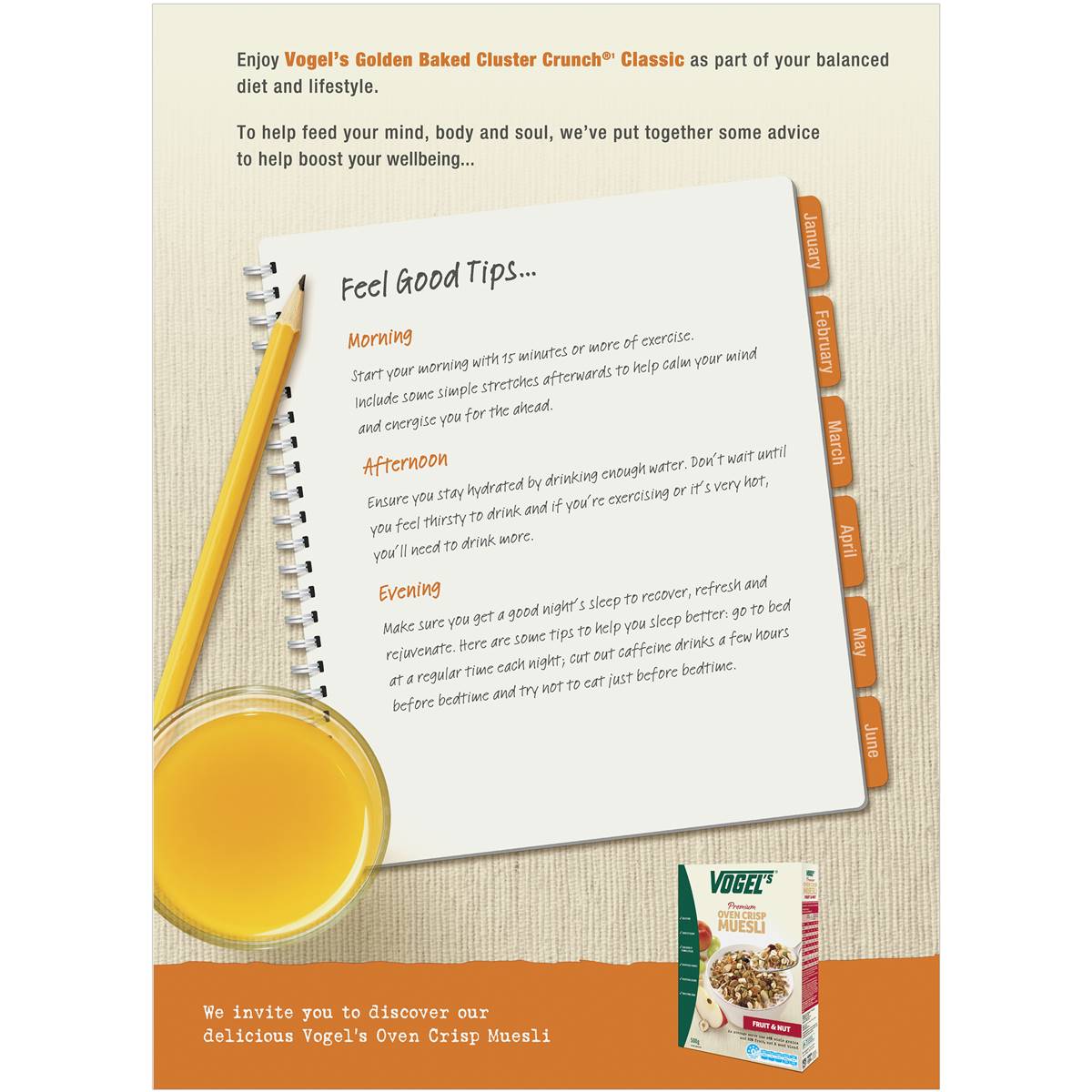 Vogel's Classic Golden Cluster Crunch Granola 500g Woolworths